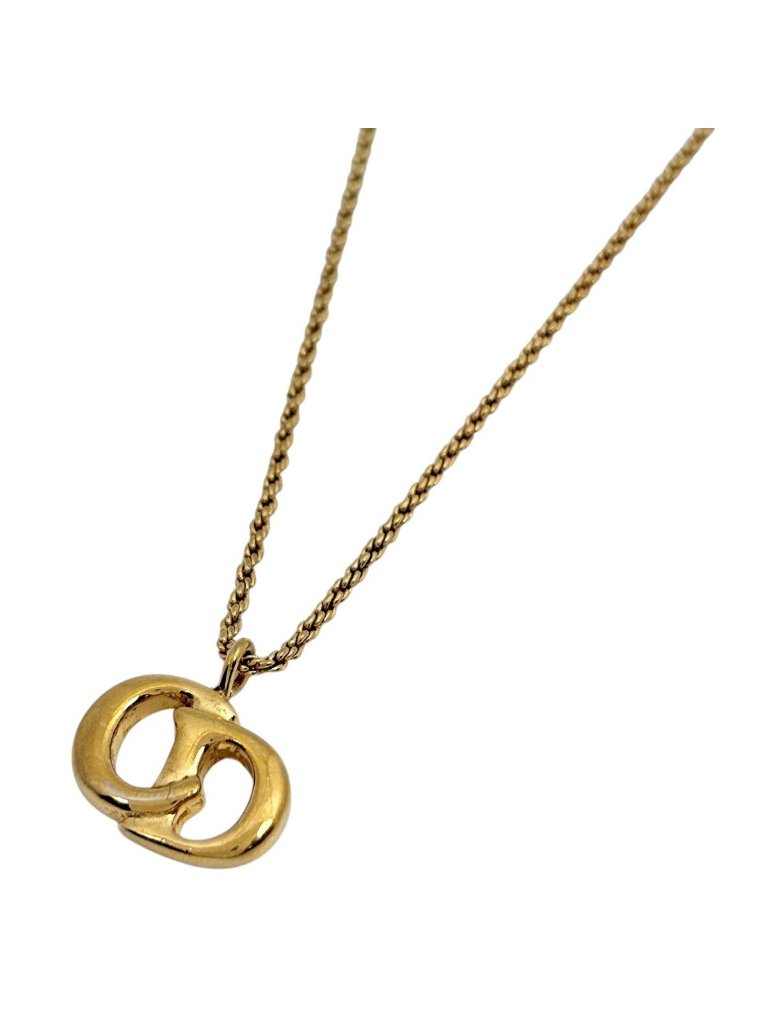 Dior Necklace Cd Gold Plated